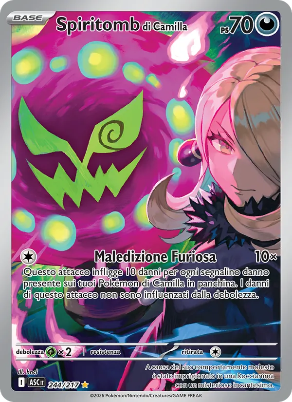 Spiritomb di Camilla Ascesa Eroica 244/217