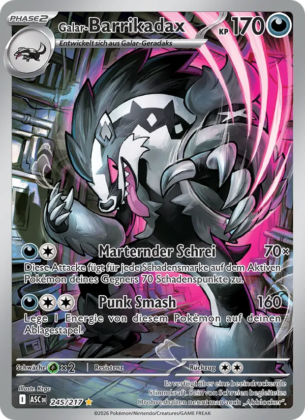 Galar-Barrikadax Erhabene Helden 245/217
