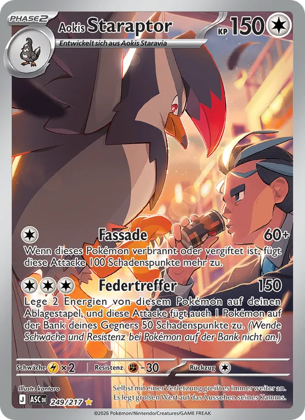 Aokis Staraptor Erhabene Helden 249/217