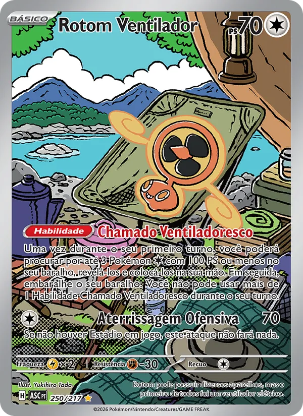 Rotom Ventilador Heróis Excelsos 250/217