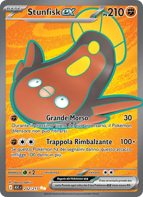 Stunfisk-ex Ascesa Eroica 252/217