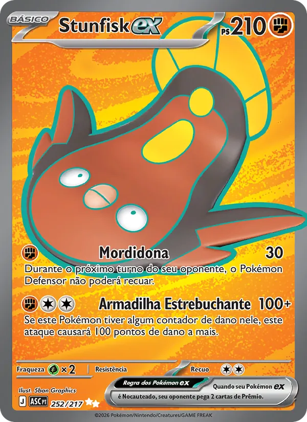 Stunfisk ex Heróis Excelsos 252/217