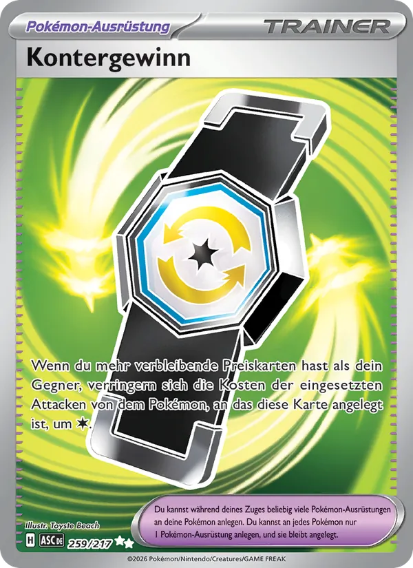 Kontergewinn Erhabene Helden 259/217