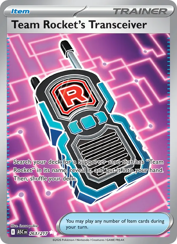 Team Rocket's Transceiver Ascended Heroes 263/217
