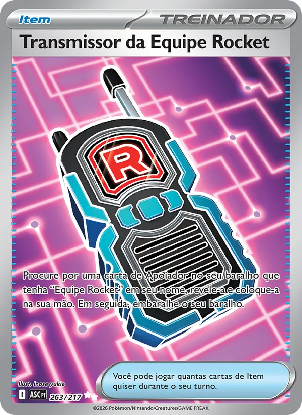 Transmissor da Equipe Rocket Heróis Excelsos 263/217