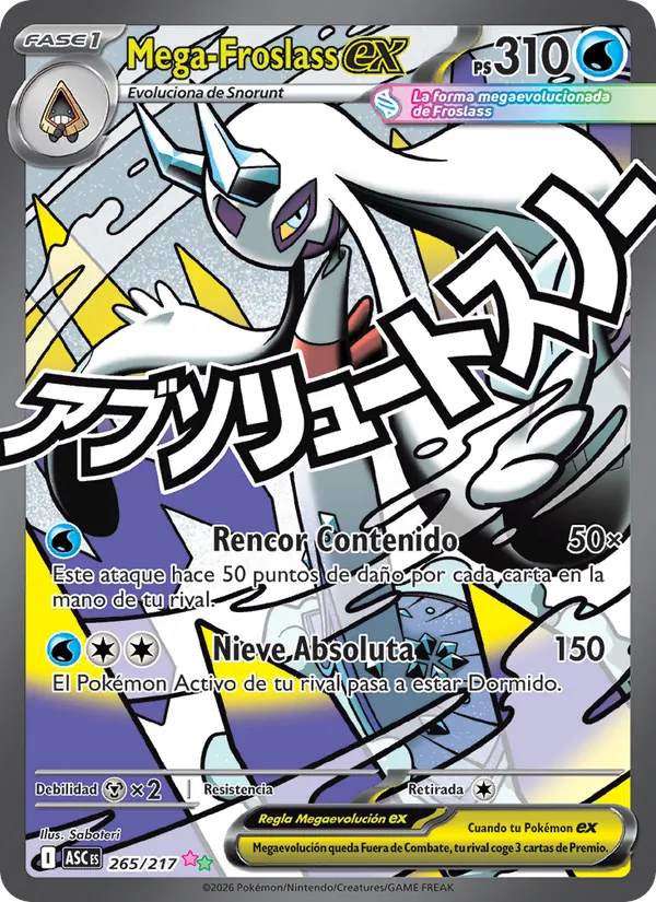 Mega-Froslass ex Héroes Ascendentes 265/217
