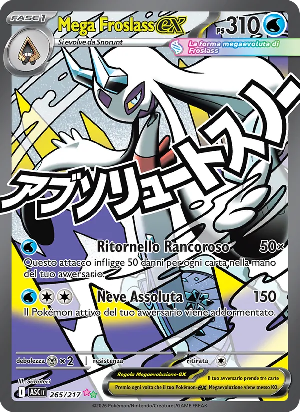 Mega Froslass-ex Ascesa Eroica 265/217