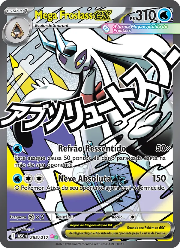 Mega Froslass ex Heróis Excelsos 265/217