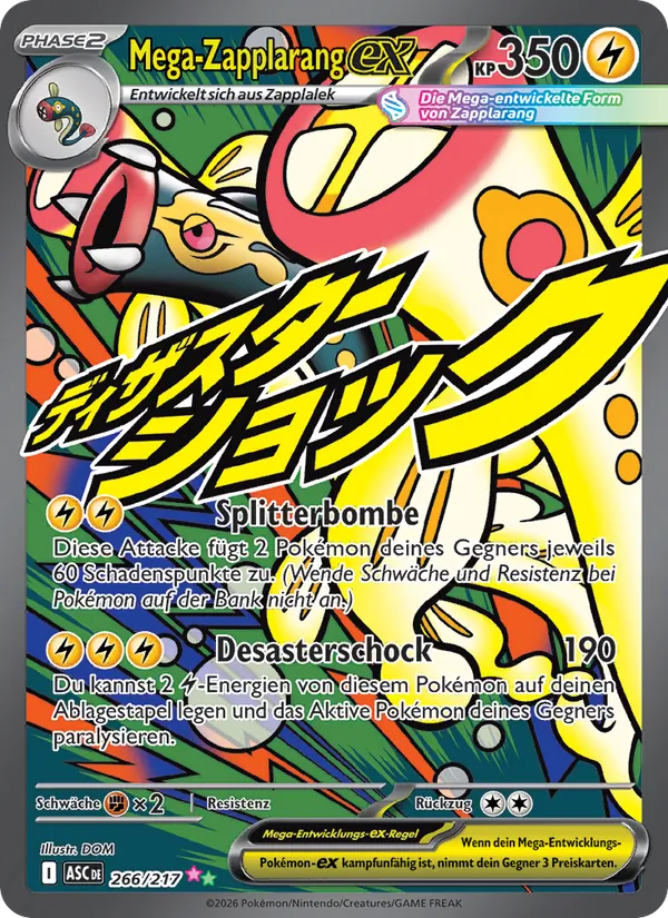 Mega-Zapplarang-ex Erhabene Helden 266/217
