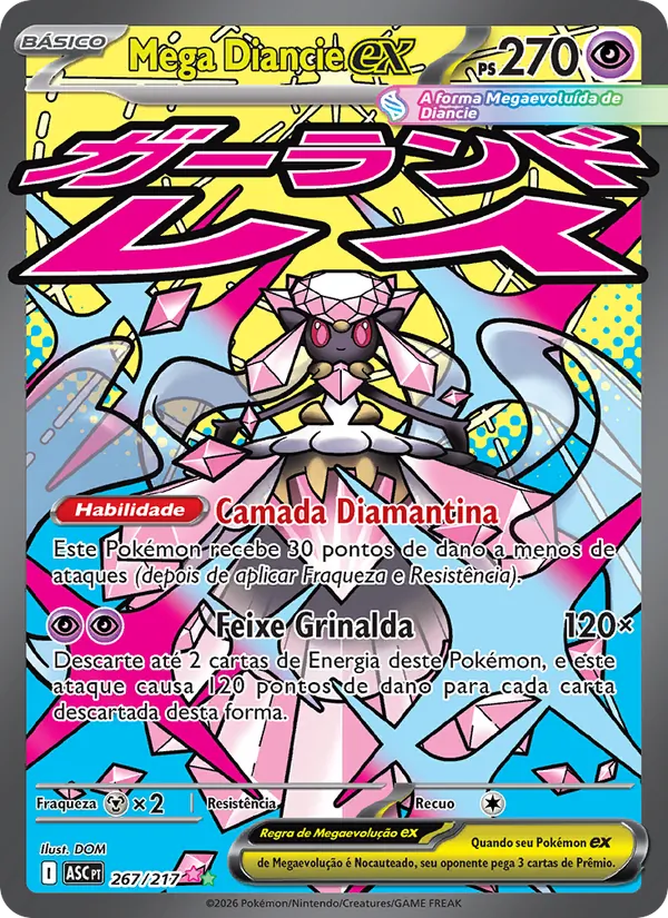 Mega Diancie ex Heróis Excelsos 267/217