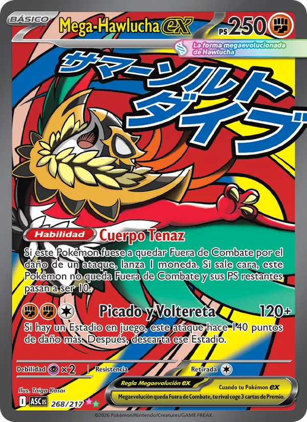 Mega-Hawlucha ex Héroes Ascendentes 268/217