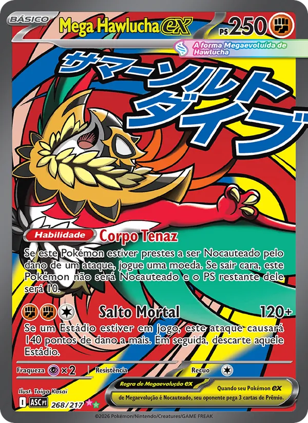 Mega Hawlucha ex Heróis Excelsos 268/217