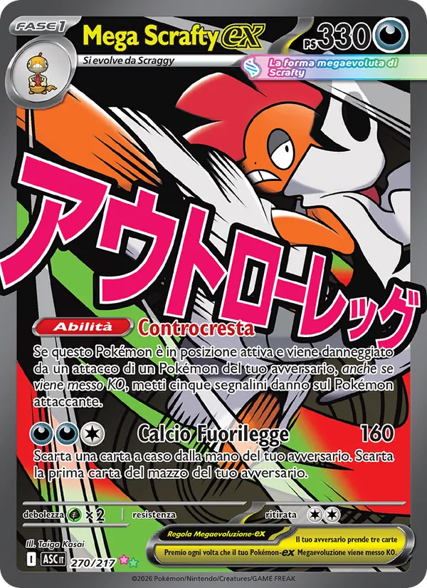 Mega Scrafty-ex Ascesa Eroica 270/217