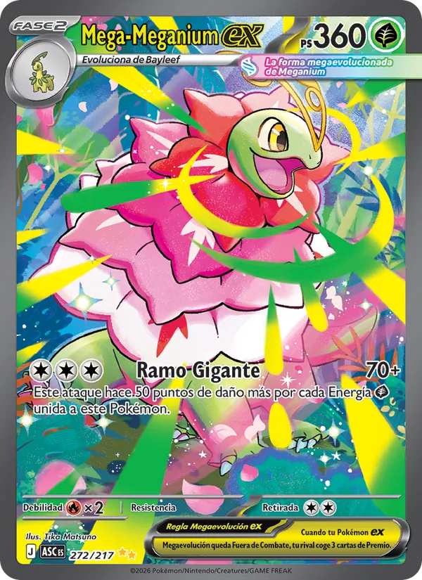 Mega-Meganium ex Héroes Ascendentes 272/217