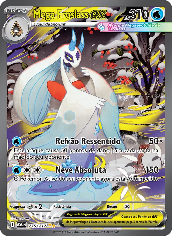 Mega Froslass ex Heróis Excelsos 275/217