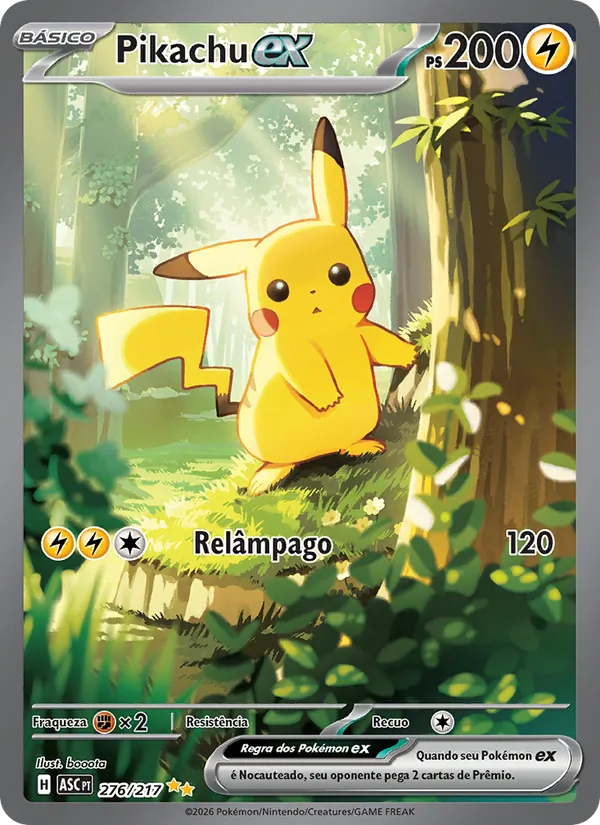 Pikachu ex Heróis Excelsos 276/217
