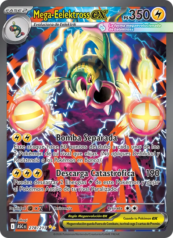 Mega-Eelektross ex Héroes Ascendentes 278/217