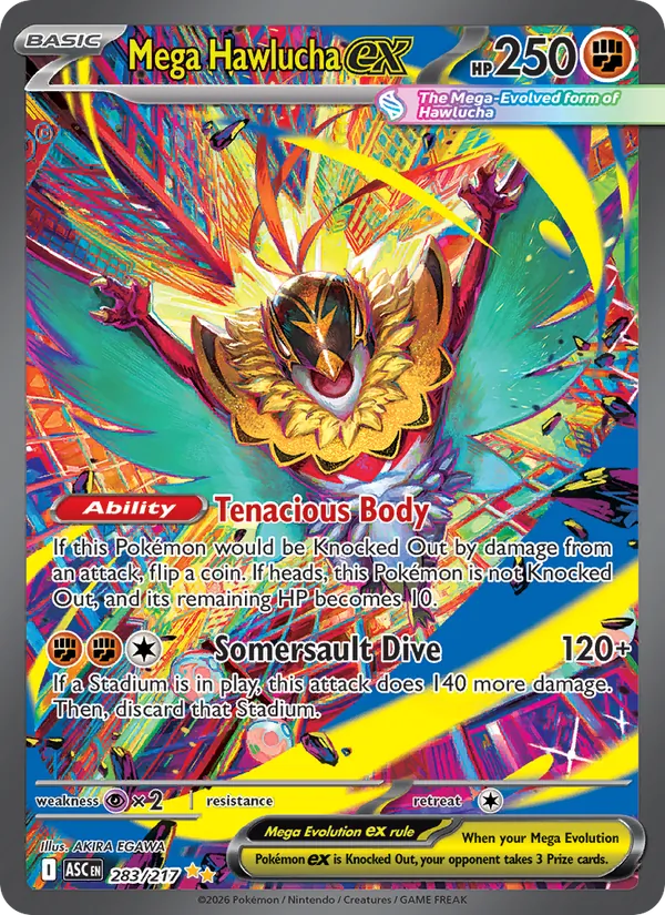 Mega Hawlucha ex Ascended Heroes 283/217