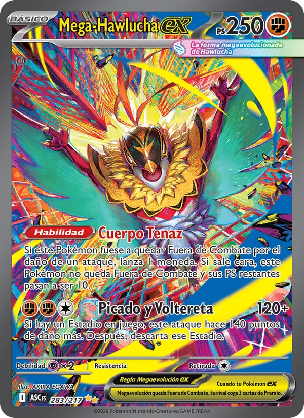 Mega-Hawlucha ex Héroes Ascendentes 283/217