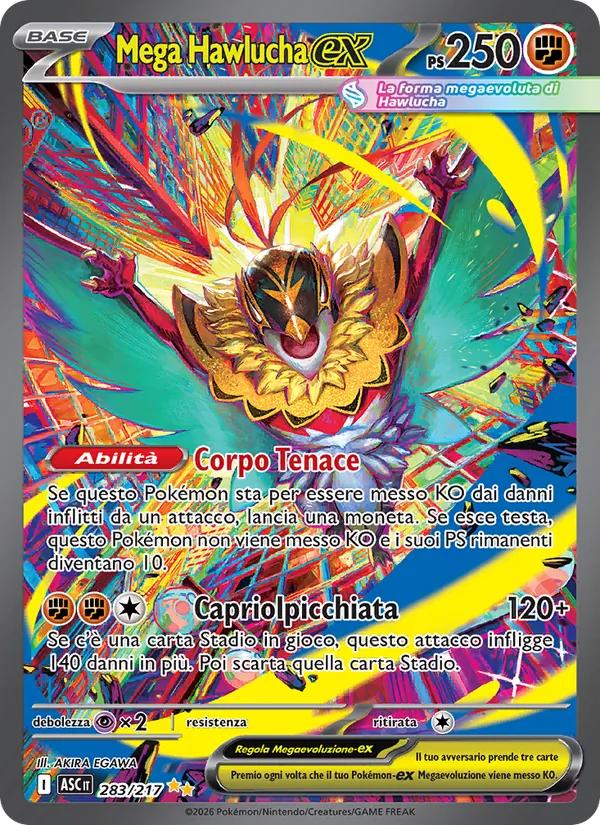 Mega Hawlucha-ex Ascesa Eroica 283/217
