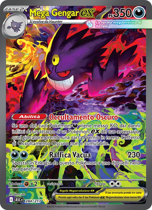 Mega Gengar-ex Ascesa Eroica 284/217