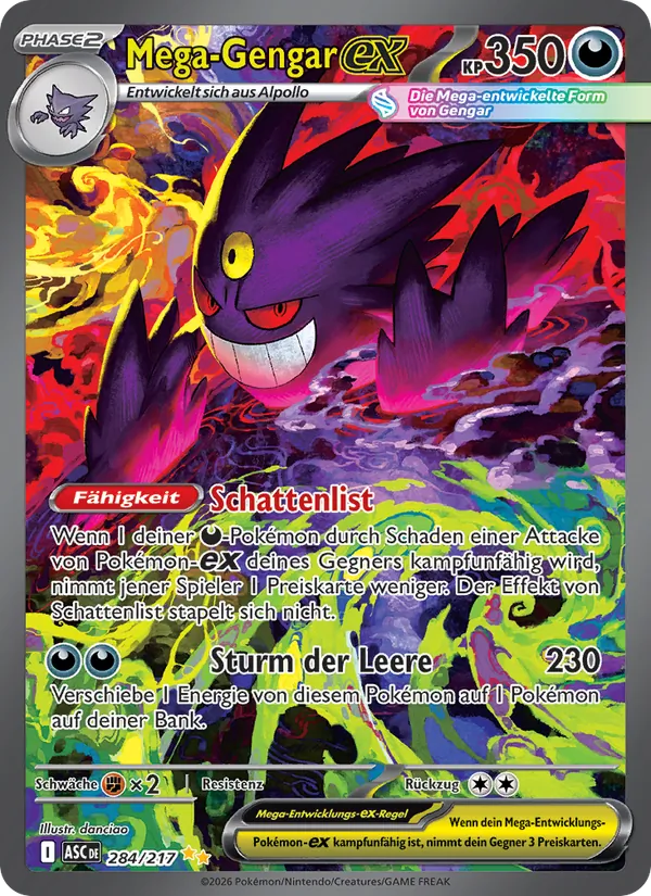 Mega-Gengar-ex Erhabene Helden 284/217