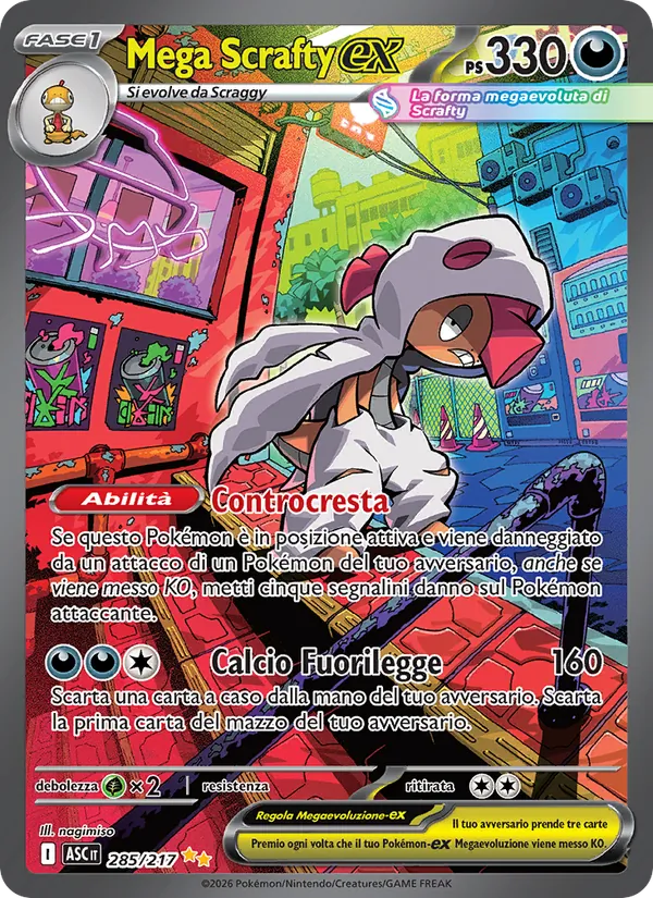 Mega Scrafty-ex Ascesa Eroica 285/217