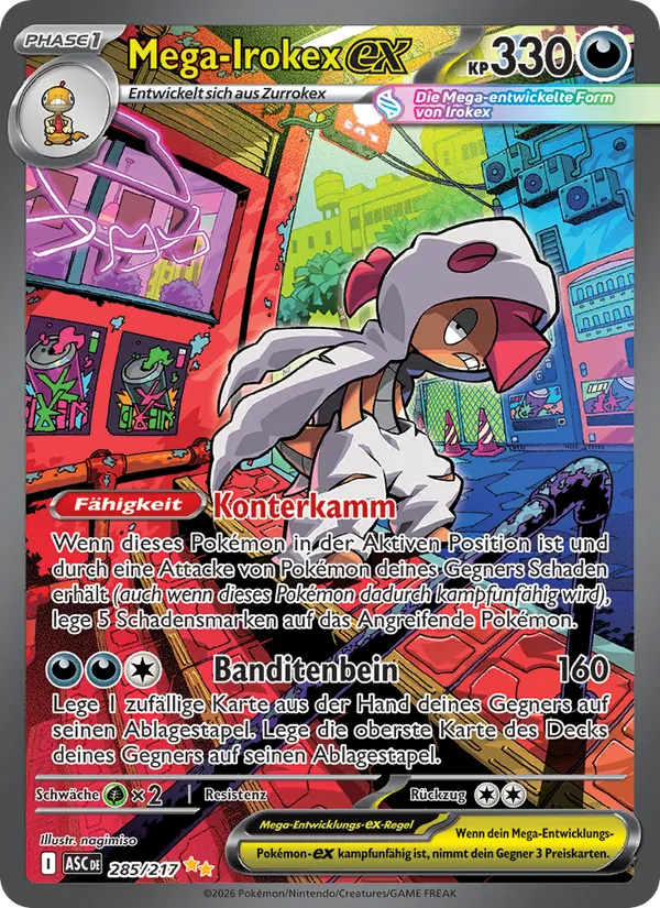 Mega-Irokex-ex Erhabene Helden 285/217