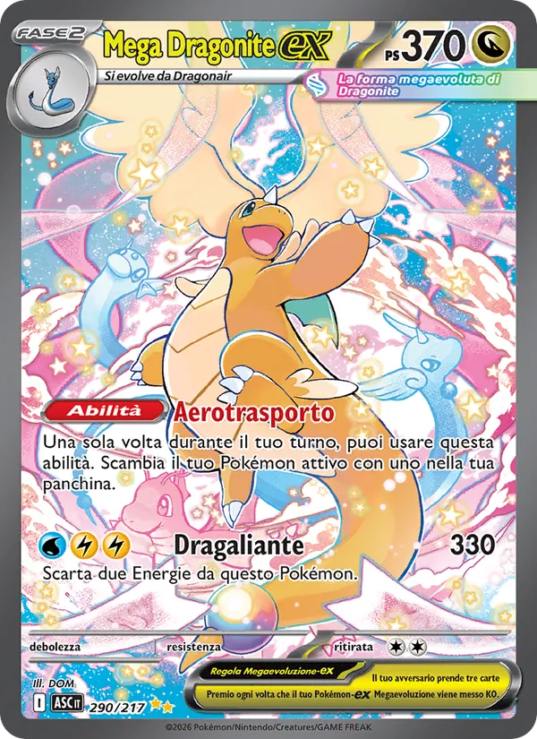 Mega Dragonite-ex Ascesa Eroica 290/217