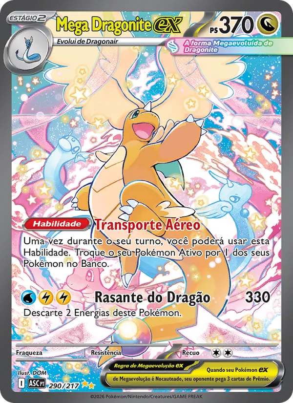 Mega Dragonite ex Heróis Excelsos 290/217