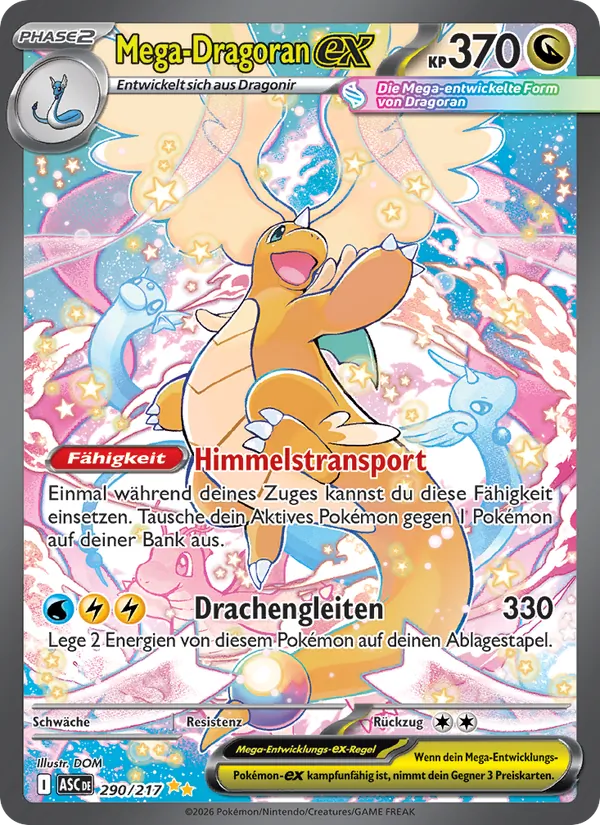 Mega-Dragoran-ex Erhabene Helden 290/217