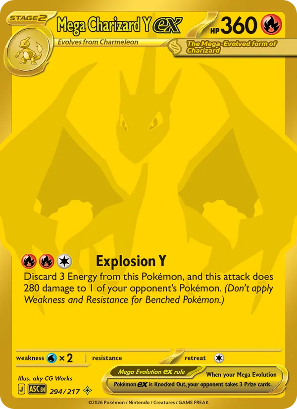 Mega Charizard Y ex Ascended Heroes 294/217