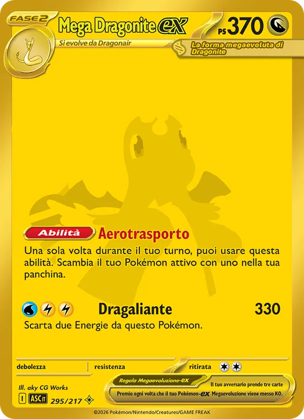 Mega Dragonite-ex Ascesa Eroica 295/217