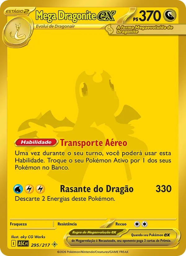 Mega Dragonite ex Heróis Excelsos 295/217