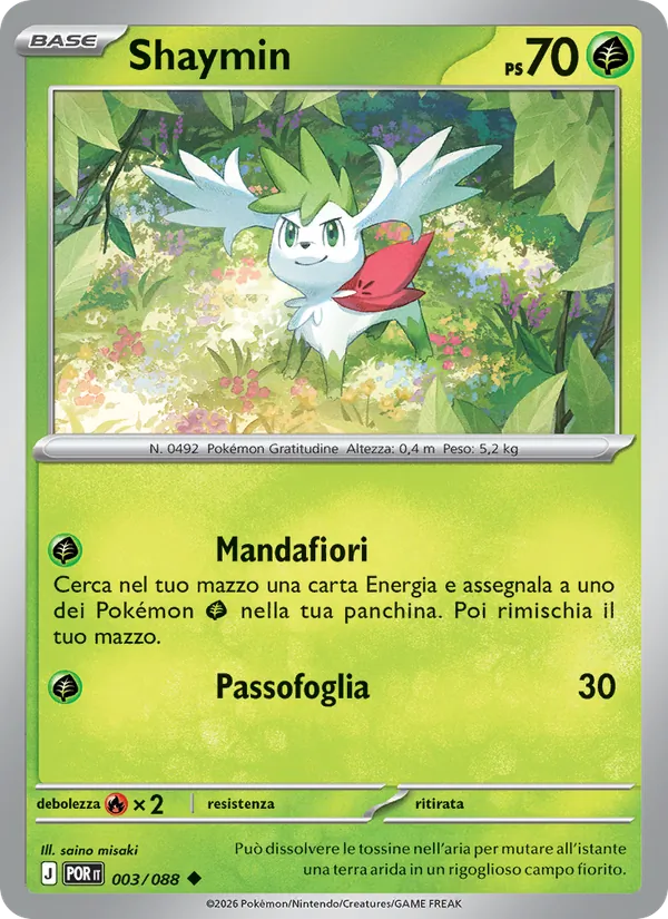 Shaymin Equilibrio Perfetto 003/88