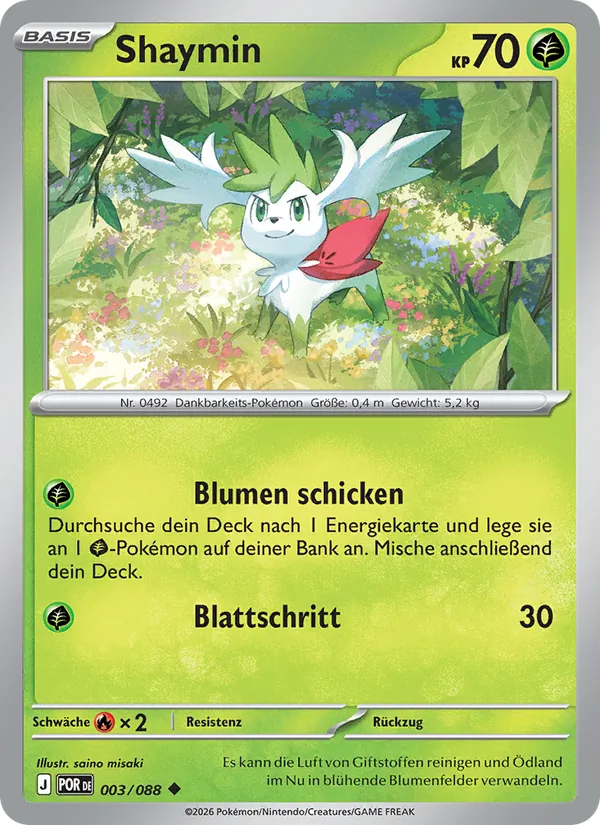 Shaymin Optimale Ordnung 003/88