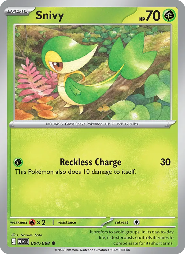 Snivy Perfect Order 004/88