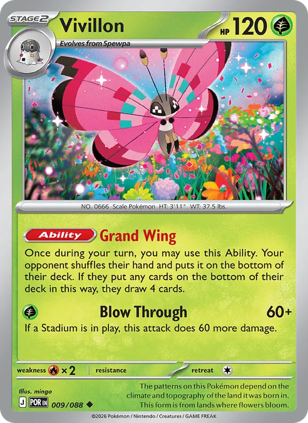 Vivillon Perfect Order 009/88