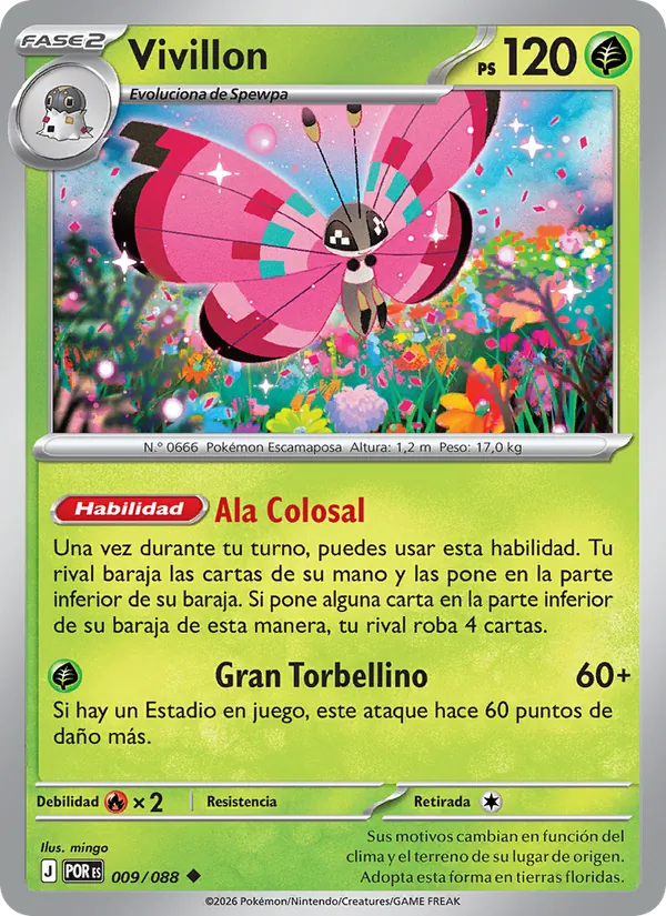 Vivillon Equilibrio Perfecto 009/88