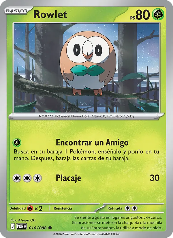 Rowlet Equilibrio Perfecto 010/88
