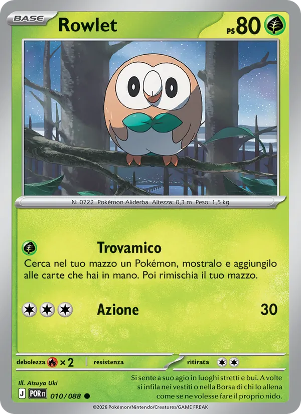 Rowlet Equilibrio Perfetto 010/88