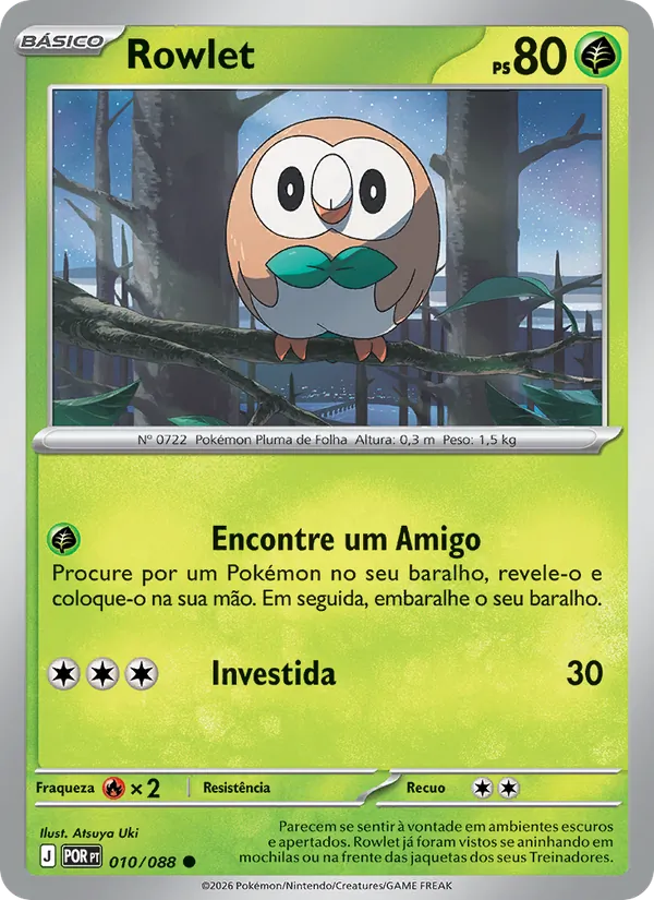 Rowlet Equilíbrio Perfeito 010/88