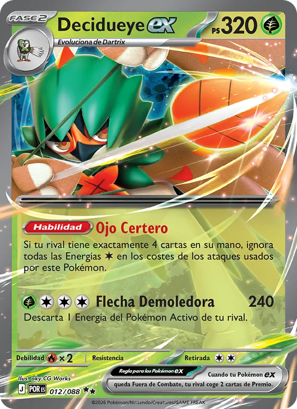 Decidueye ex Equilibrio Perfecto 012/88