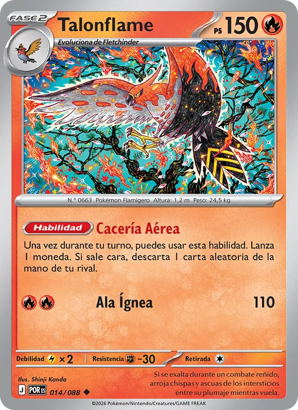 Talonflame Equilibrio Perfecto 014/88