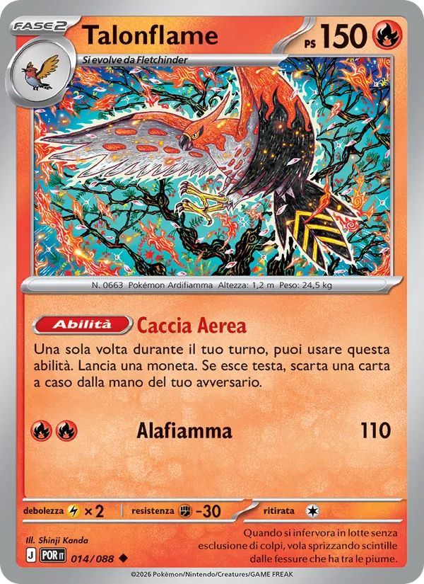 Talonflame Equilibrio Perfetto 014/88