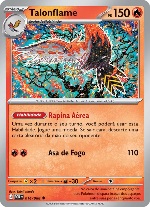 Talonflame Equilíbrio Perfeito 014/88