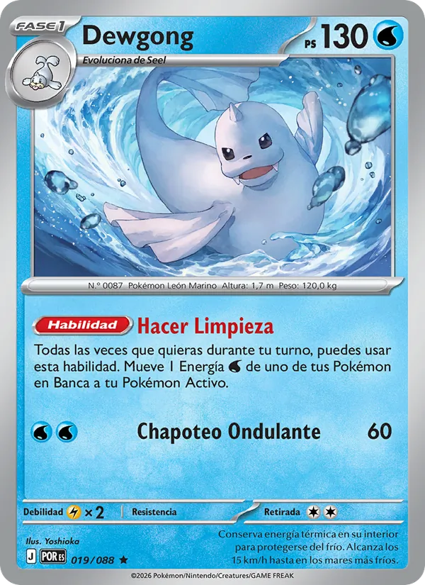 Dewgong Equilibrio Perfecto 019/88