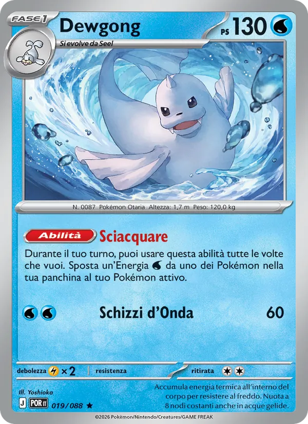 Dewgong Equilibrio Perfetto 019/88