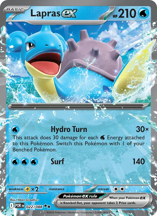 Lapras ex Perfect Order 022/88