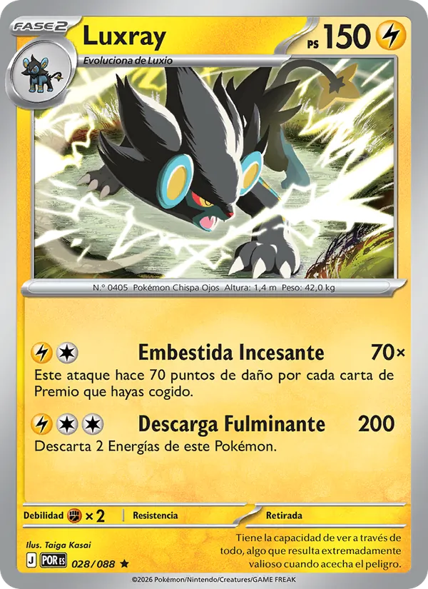 Luxray Equilibrio Perfecto 028/88